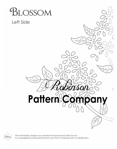 Blossom Hand Embroidery pattern
