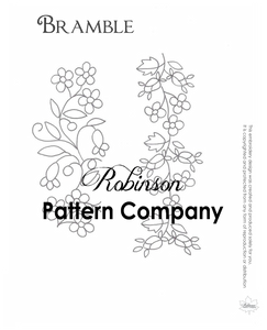 Bramble Hand Embroidery pattern