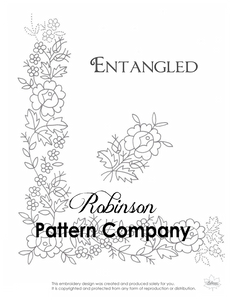Entangled Hand Embroidery pattern