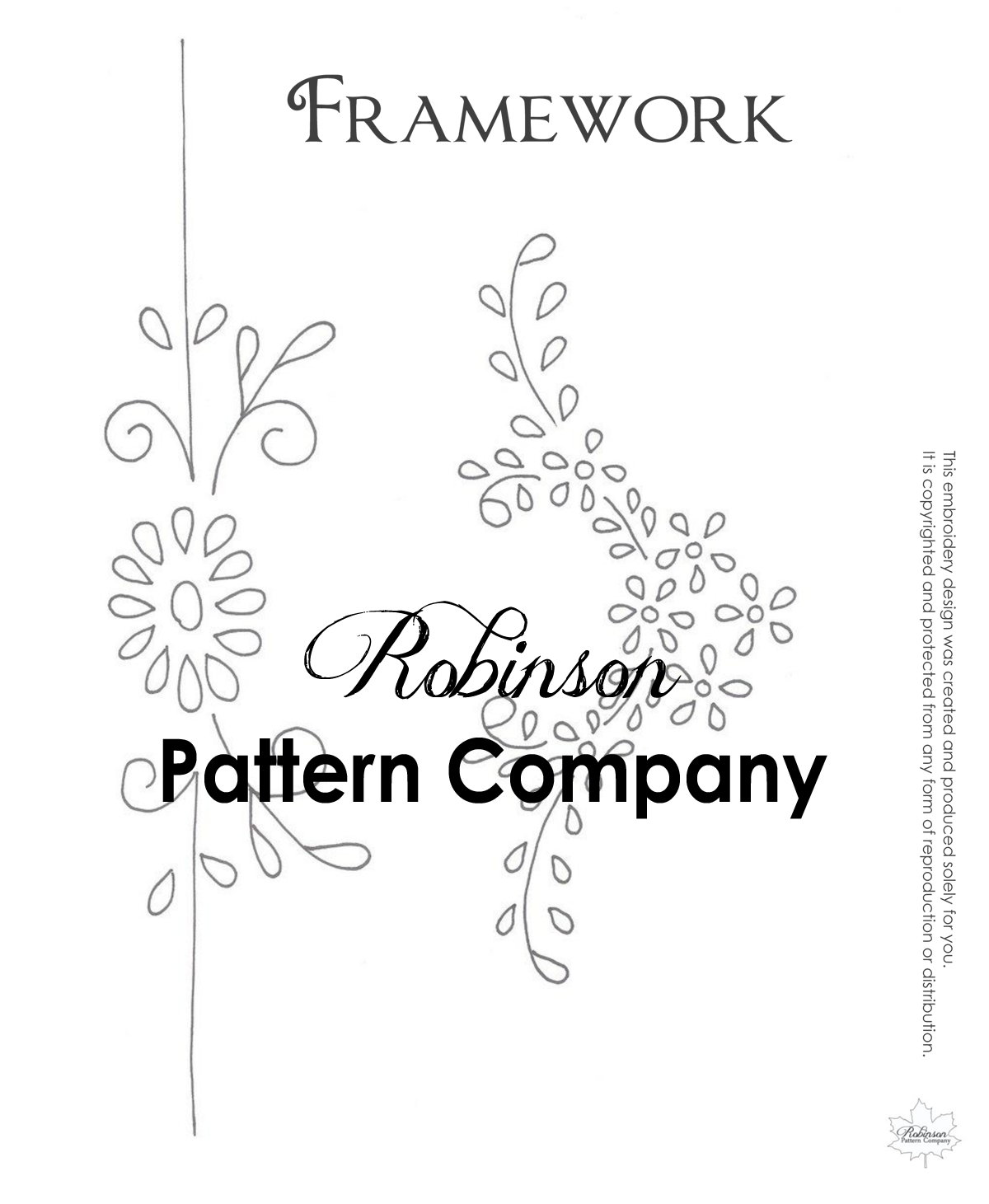 Framework Hand Embroidery pattern