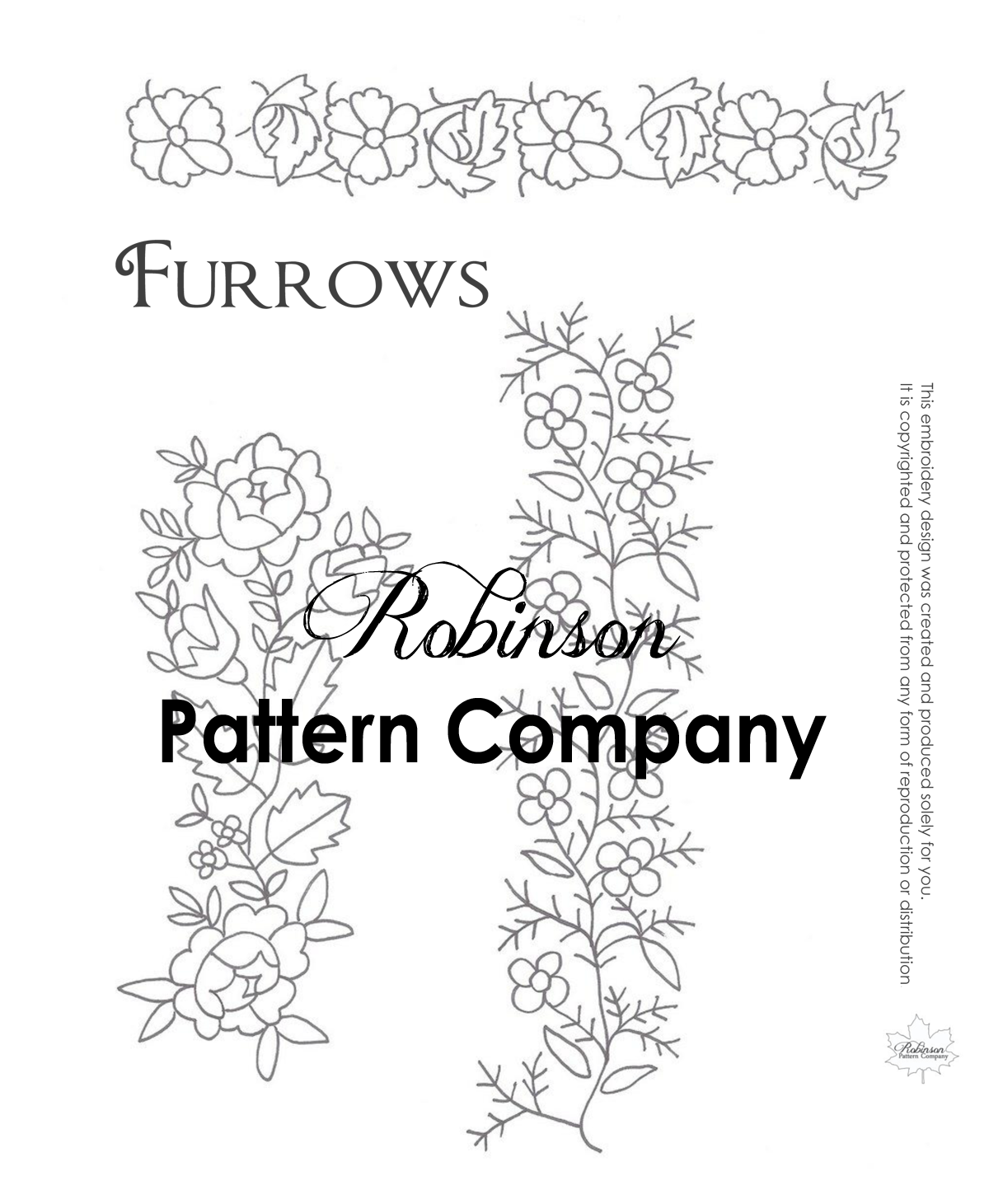 Furrows Hand Embroidery pattern