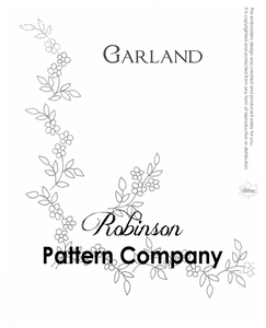 Garland Hand Embroidery pattern