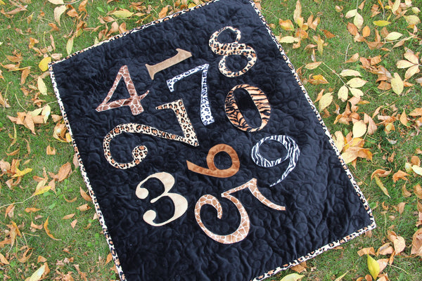 animal print baby blanket