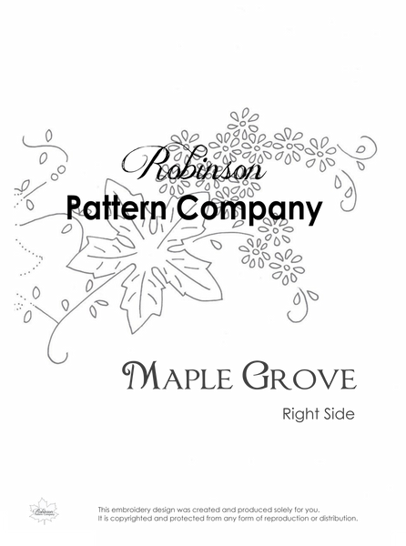 Maple Grove Hand Embroidery pattern