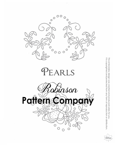 Pearls Hand Embroidery pattern