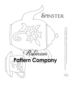 Spinster Hand Embroidery pattern