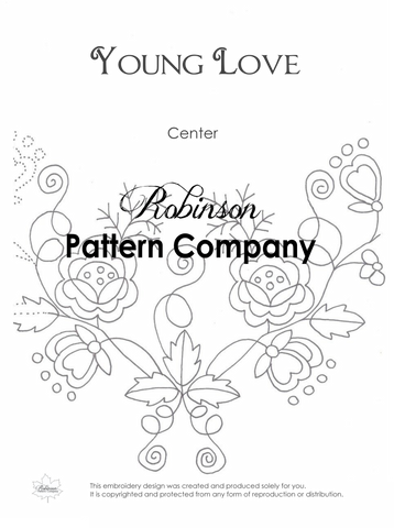 Young Love Hand Embroidery pattern