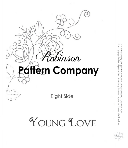 Young Love Hand Embroidery pattern