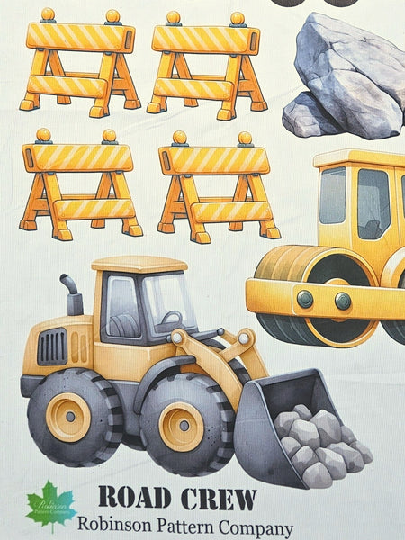 ROADWORK - Corduroy fabric panel 48" x 56"