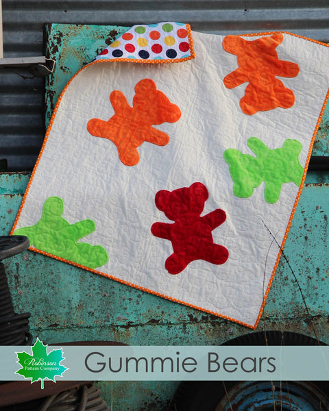 Gummie Bears Baby Quilt Pattern