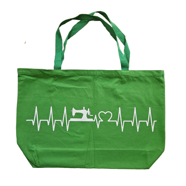 Quilt Maker tote bag - green