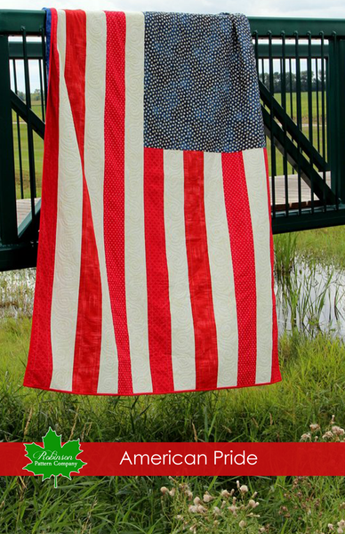 American Pride Quilt Pattern - Printed Instructions