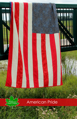 American Pride Quilt Pattern - Printed Instructions