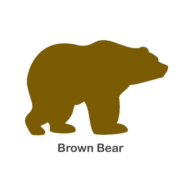 Free Applique Shapes - Brown Bear - large