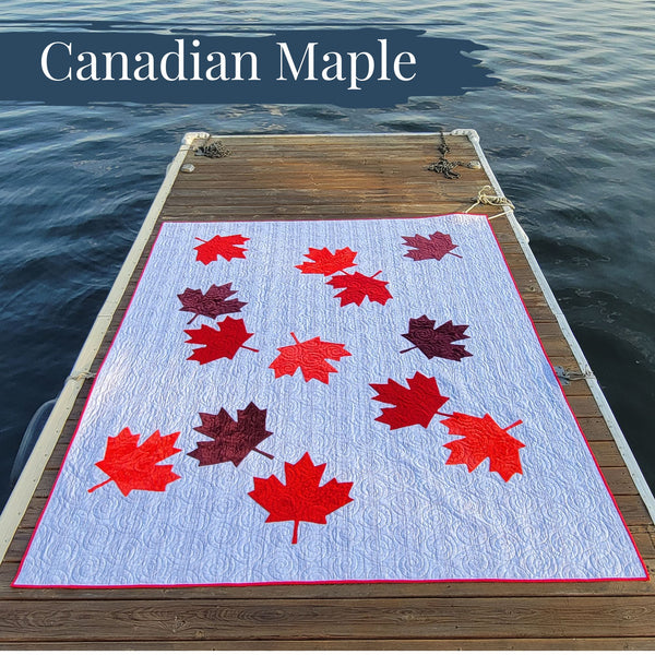 Canadian Maple -  King size - quilt kit