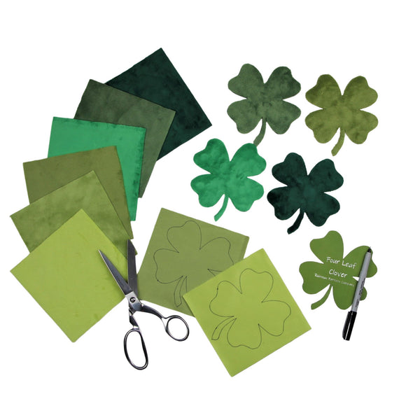Free Applique Shapes - Clover - small