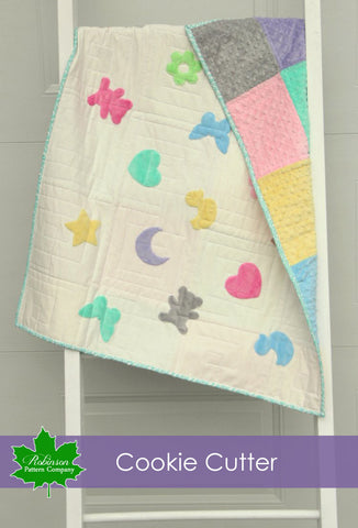 baby quilt with shapes