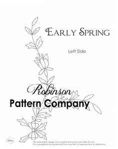 Early Spring Hand Embroidery pattern