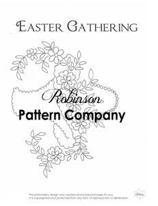 Easter Gathering Hand Embroidery pattern