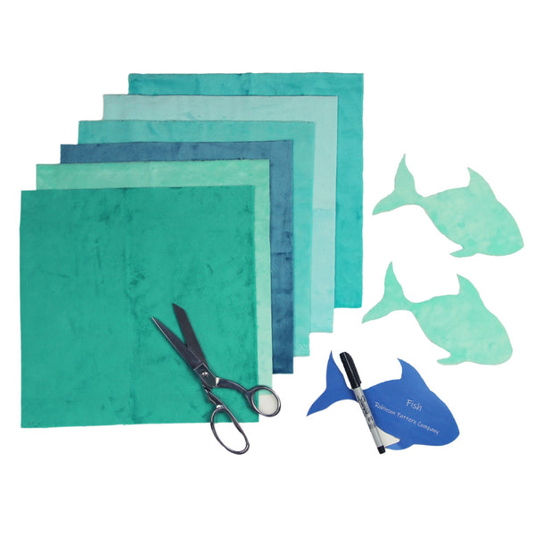 Free Applique Shapes - Fish - large
