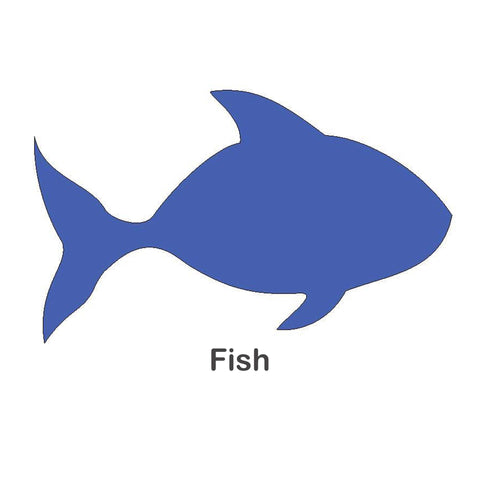 Free Applique Shapes - Fish - large