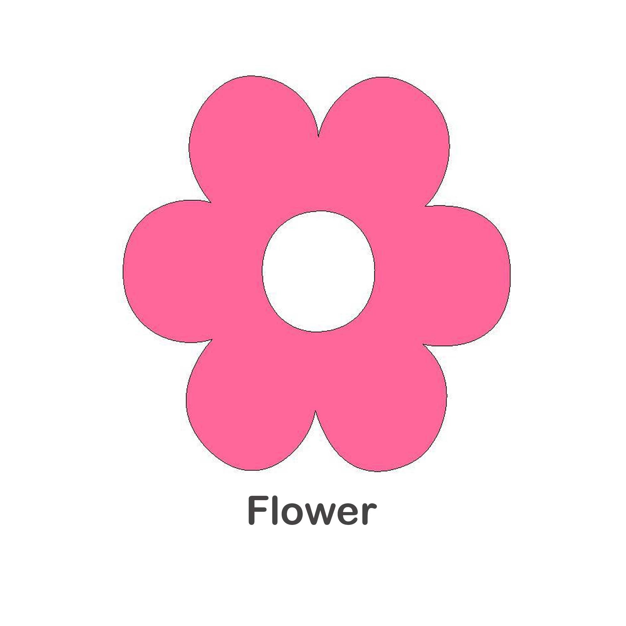 Free Applique Shapes - Flower - small