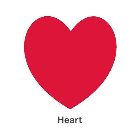 Free Applique Shapes - Heart - large
