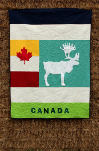 Canadian Caribou Quilt Pattern - Printed Instructions