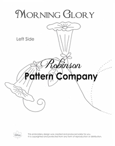 Morning Glory Hand Embroidery pattern