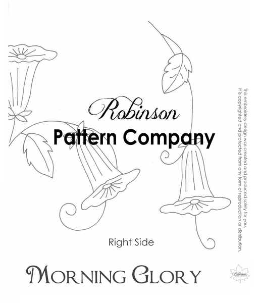 Morning Glory Hand Embroidery pattern