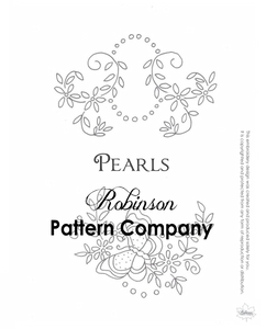 Pearls Hand Embroidery pattern