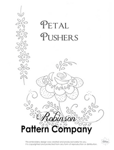 Petal Pushers Hand Embroidery pattern