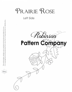 Prairie Rose Hand Embroidery pattern