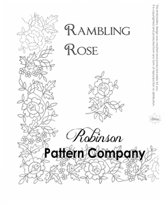 Rambling Rose Hand Embroidery pattern