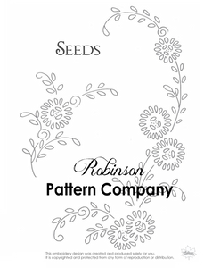 Seeds Hand Embroidery pattern