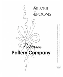 Silver Spoons Hand Embroidery pattern