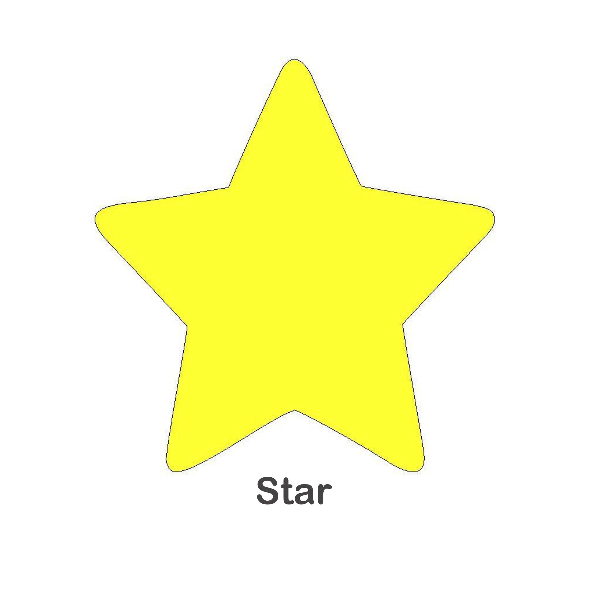 Free Applique Shapes - Star - small