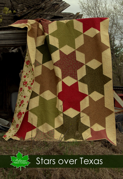 Stars Over Texas Quilt Pattern - Printed Instructions