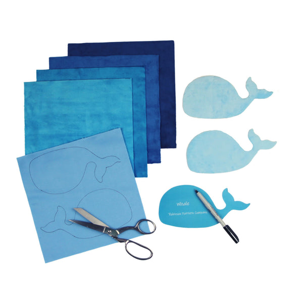 Free Applique Shapes - Whale - large