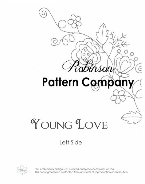 Young Love Hand Embroidery pattern