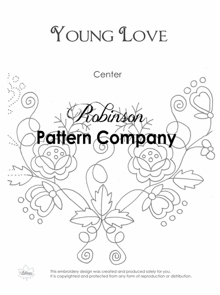 Young Love Hand Embroidery pattern