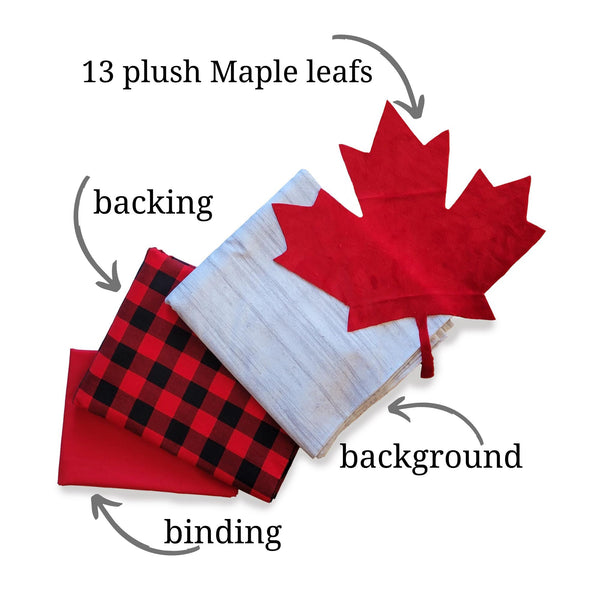Canadian Maple -  King size - quilt kit