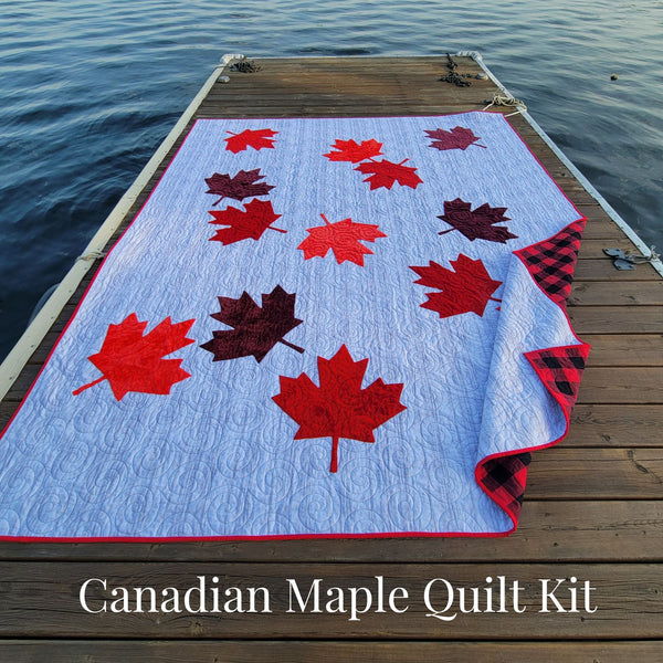 Canadian Maple -  King size - quilt kit